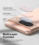 واقي كاميرا زجاج لجوال جوجل بكسل 8 عدد 3 من رينجكي Ringke Glass Camera Protector Compatible with Google Pixel 8