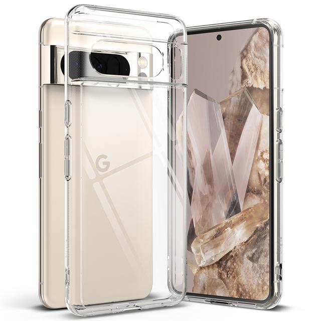 غطاء جوال جوجل بيكسل 8 برو شحن لاسلكي شفاف من رينجكي Ringke Onyx Compatible with Google Pixel 8 Pro Case