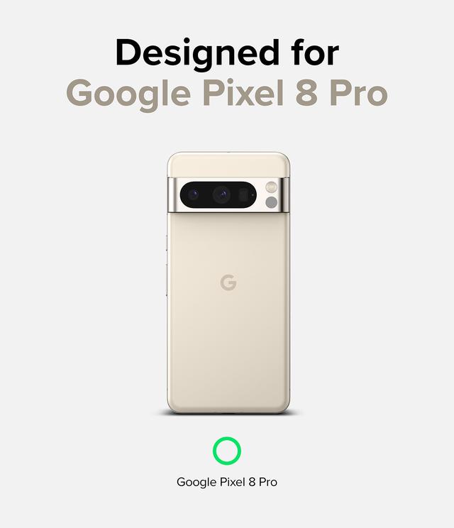 غطاء جوال جوجل بيكسل 8 برو شحن لاسلكي شفاف من رينجكي Ringke Onyx Compatible with Google Pixel 8 Pro Case