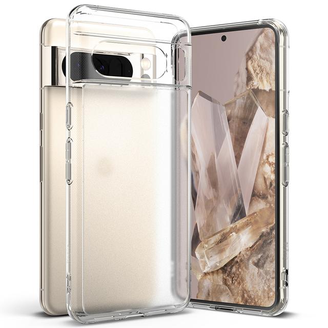 غطاء جوال جوجل بيكسل 8 برو شحن لاسلكي شفاف مات من رينجكي Ringke Onyx Compatible with Google Pixel 8 Pro Case - SW1hZ2U6MTc2MjQ0Nw==