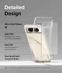 Ringke Fusion Compatible with Google Pixel 8 Pro Case, Minimal Yellowing Anti-Scratch Hard Clear Back Shockproof TPU Bumper Drop Protection Phone Cover for Pixel 8 Pro (2023)- Matte Clear - 348387