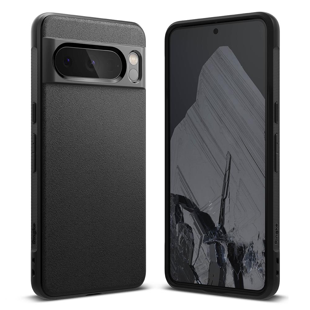 Ringke Onyx Compatible with Google Pixel 8 Pro Case, Enhanced Grip Tough Flexible TPU Shockproof Rugged TPU Bumper Drop Protection Phone Cover for Pixel 8 Pro- Black