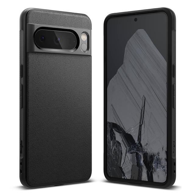 Ringke Onyx Compatible with Google Pixel 8 Pro Case, Enhanced Grip Tough Flexible TPU Shockproof Rugged TPU Bumper Drop Protection Phone Cover for Pixel 8 Pro- Black - SW1hZ2U6MTc2MjI3MA==