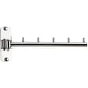 شماعة ملابس جدارية 180 درجة ستانلس ستيل فضي او اوزون O Ozone 180 Degree Rotatable Clothes Hanger Stainless Steel Cloth Hanger Wall Mount