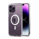 O Ozone Magnetic Case Compatible with iPhone 14 Pro, Compatible with MagSafe Wireless Charging, Clear Acrylic + TPU Slim ThinYellowing-Resistant Shock Absorption Hard Back Protective Mobile Phone Cover - SW1hZ2U6MTc2MzMwOQ==