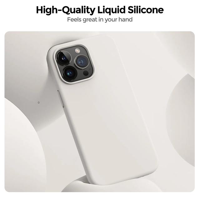 كفر جوال ايفون 15 برو أرزق سيليكون او اوزون O Ozone Compatible with iPhone 15 Pro Case, Liquid Silicone Case - SW1hZ2U6MTc2MzU0NQ==