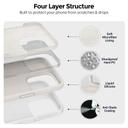 O Ozone Compatible with iPhone 15 Pro Case, Liquid Silicone Case With Soft Microfiber Lining [Full Covered Camera] Shockproof Phone Case Cover for iPhone 15 Pro - Dark Blue