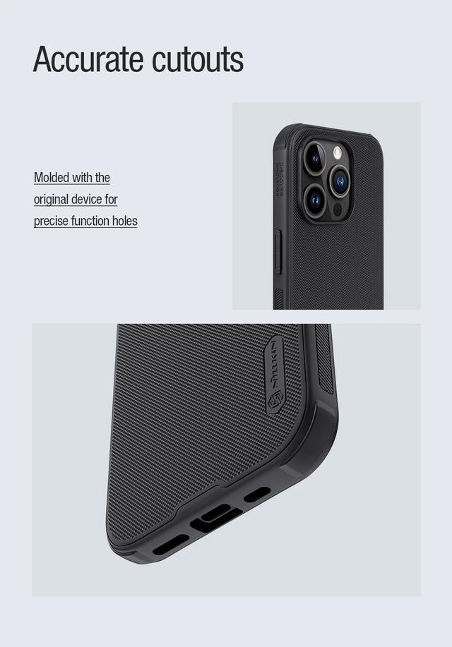 كفر ايفون 15 برو ماغ سيف أزرق بولي كربونات نيلكين Nillkin Magnetic Case for iPhone 15 Pro Case - SW1hZ2U6MTc2NDQ2OA==