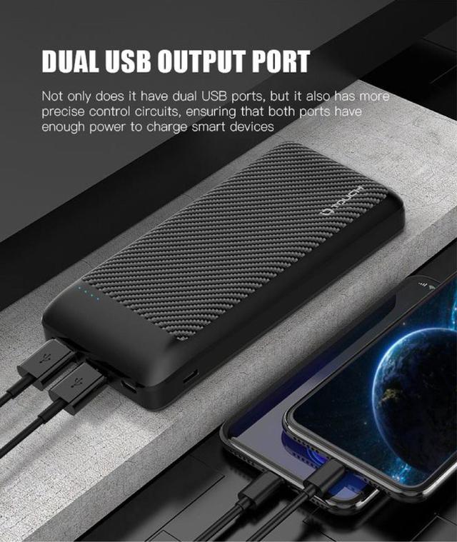 IQ Touch 10000mAh Carbon Fiber Power Bank