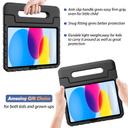 O Ozone Kids Case for iPad 10th Generation 10.9 Case 2022 With Pencil Holder,  Durable Shockproof Lightweight Protective Handle Stand Case for iPad 10.9 Inch 10th Generation - Black - SW1hZ2U6MTc2MzM3Ng==