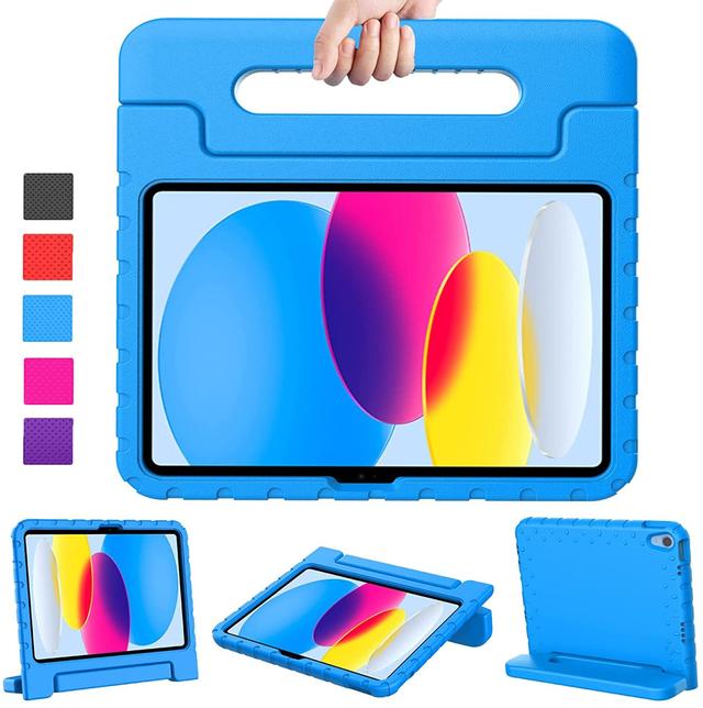 كفر ايباد للاطفال iPad 10th بلون أزرق من او اوزون O Ozone Kids Case for iPad 10th Generation 10.9 Case 2022 - SW1hZ2U6MTc2MzM4OA==