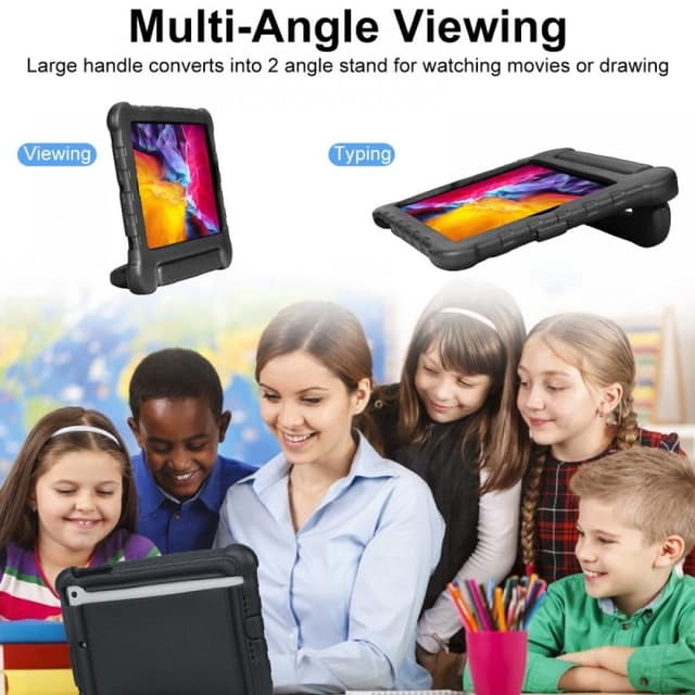 كفر ايباد للاطفال الجيل العاشر 10.9 بوصة مع حامل مدمج لون أزرق من او اوزون O Ozone Kids Case for iPad 10th Generation 10.9 Case 2022