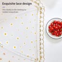 غطاء للطعام 80/70 سم لون أبيض من او اوزون O Ozone Pop Up Picnic Net Food Cover Tent Mesh Food