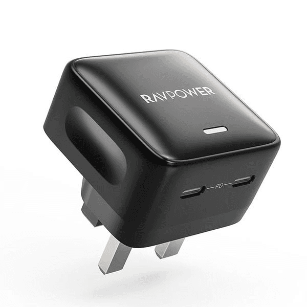 RAVPower 35W PD Pioneer 2 Port USB-C Wall Charger - SW1hZ2U6MTc3MTc5Mw==