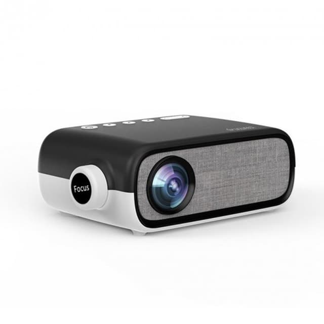 Wownect Mini LED Portable Projector [100 ANSI Lumens/Screen Size Upto 100’’] 1080P 4K-Supported Home Theater Video Indoor/Outdoor Small Kids Projector Compatible with Fire TV Stick,PS4, HDMI, AV & USB -Black