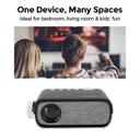 Wownect Mini LED Portable Projector [100 ANSI Lumens/Screen Size Upto 100’’] 1080P 4K-Supported Home Theater Video Indoor/Outdoor Small Kids Projector Compatible with Fire TV Stick,PS4, HDMI, AV & USB -Black