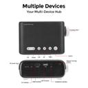 Wownect Mini LED Portable Projector [100 ANSI Lumens/Screen Size Upto 100’’] 1080P 4K-Supported Home Theater Video Indoor/Outdoor Small Kids Projector Compatible with Fire TV Stick,PS4, HDMI, AV & USB -Black