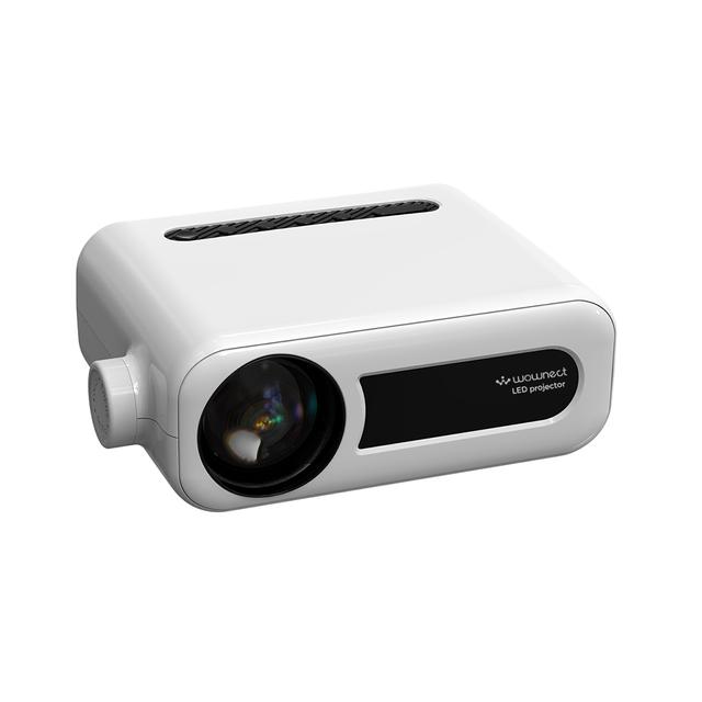 بروجكتر صغير بدقة 1080 بكسل 100 لومن ANSI لون أبيض من وونكت Wownect LED Projector Mini Home Cinema - SW1hZ2U6MTc2MTg3MQ==