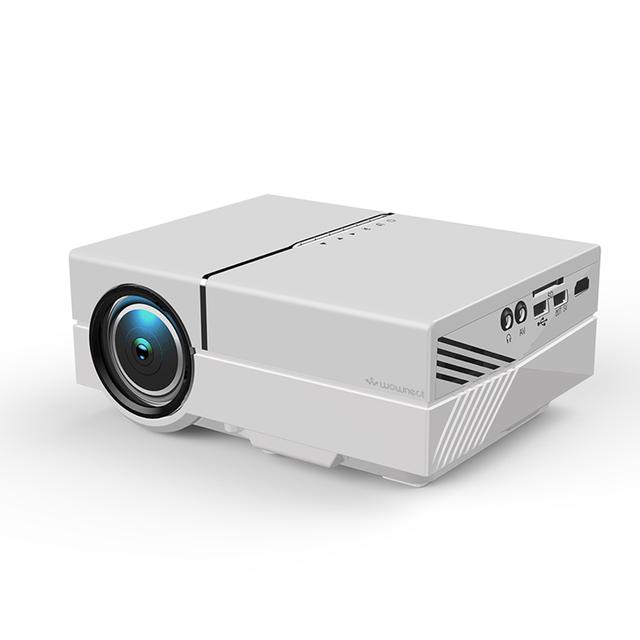 بروجكتر صغير بدقة 1080 بكسل 100 لومن لون أسود وأبيض من وونكت Wownect LED Projector - SW1hZ2U6MTc2MTg4OQ==