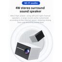 Wownect Android Projector 200 ANSI Lumens |Portable Mini Movie Projector with 180" Display | Android 9.0 HD 1080P Supported Download Apps Bluetooth WiFi Home Theater Video Projector -White - SW1hZ2U6MTc2MTkyNg==