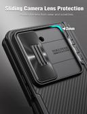 Nillkin Camshield Pro Cover for Samsung Galaxy Z Fold 5 Slim S Pen Case with Slide Camera Cover & Hinge Protection & Metal Kickstand & Wireless Charging, Thin and Slim Protective Phone Case - Black - SW1hZ2U6MTc2NDU1OA==