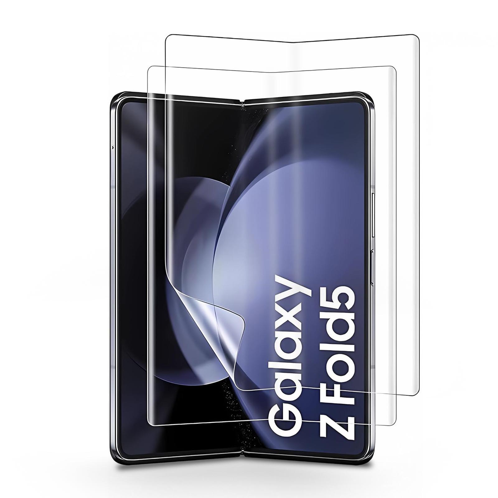 شاشة حماية جوال جالاكسي زد فولد 5 مادة TPU من 2 قطعة شفاف او اوزون O Ozone Screen Protector Compatible with Galaxy Z Fold 5