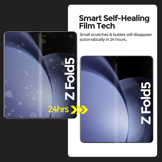 O Ozone [2 Pack] Screen Protector Compatible with Galaxy Z Fold 5 Flexible TPU Film [Not Glass], HD Scratchproof, Anti-Shatter, Bubble Free for Galaxy Z Fold5 5G -Clear - SW1hZ2U6MTc2NDM2Nw==