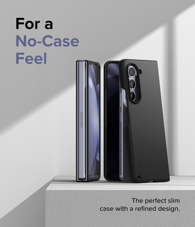 Ringke Slim Case Compatible with Samsung Z Fold 5 5G (2023) Ultra-thin Transparent Impact-Resistant and Durable Protective Cases for Galaxy Z Fold 5 Case Wireless Charging Compatible (Clear) - SW1hZ2U6MTc2MjA2MA==