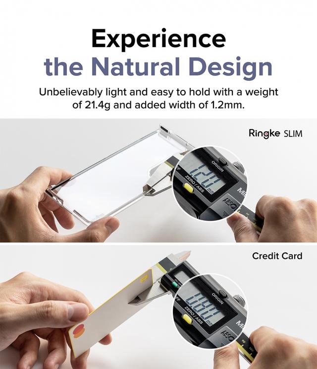 كفر سامسونج Z Fold 5 شحن لاسلكي لون شفاف من رينجكي Ringke Slim Case Compatible with Samsung Z Fold 5 2023 - SW1hZ2U6MTc2MjA2Mg==