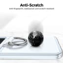 كفر جوال سامسونج جالاكسي زد فليب 5 مع تعليقة جوال شفاف بولي كربونات او اوزون O Ozone Clear Case for Samsung Galaxy Z Flip 5 Cover with Ring Holder