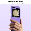 كفر جوال سامسونج جالاكسي زد فليب 5 أسود بولي كربونات او اوزون O Ozone Case Compatible with Samsung Galaxy Z Flip 5 Cover