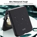 كفر جوال سامسونج جالاكسي زد فليب 5 أسود بولي كربونات او اوزون O Ozone Case Compatible with Samsung Galaxy Z Flip 5 Cover