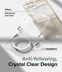 Ringke Slim Magnetic [Compatible with MagSafe] Compatible with Samsung Galaxy Z Flip 5 Case , Non-Yellowing Transparent Hard PC Thin Premium PC Lightweight Protective Phone Cover- Clear