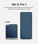 Ringke [2 Pack] Dual Easy Film Compatible with Samsung Galaxy Z Flip 5 Screen Protector, Premium Full Cover Film Easy Application Case Friendly Screen Protector - SW1hZ2U6MTc2MjU1Ng==