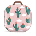 جراب سماعات سامسونج مع سلسلة مفاتيح زهري بولي كربونات او اوزون O Ozone Case for Samsung Galaxy Buds