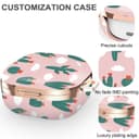 جراب سماعات سامسونج مع سلسلة مفاتيح زهري بولي كربونات او اوزون O Ozone Case for Samsung Galaxy Buds