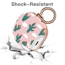 جراب سماعات سامسونج مع سلسلة مفاتيح زهري بولي كربونات او اوزون O Ozone Case for Samsung Galaxy Buds