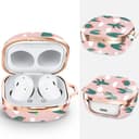 جراب سماعات سامسونج مع سلسلة مفاتيح زهري بولي كربونات او اوزون O Ozone Case for Samsung Galaxy Buds