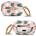جراب سماعات سامسونج مع سلسلة مفاتيح زهري بولي كربونات او اوزون O Ozone Case for Samsung Galaxy Buds