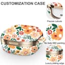 جراب سماعات سامسونج مع سلسلة مفاتيح أبيض كربونات او اوزون O Ozone Case for Samsung Galaxy Buds