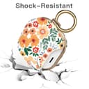 جراب سماعات سامسونج مع سلسلة مفاتيح أبيض كربونات او اوزون O Ozone Case for Samsung Galaxy Buds