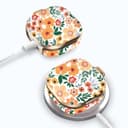 جراب سماعات سامسونج مع سلسلة مفاتيح أبيض كربونات او اوزون O Ozone Case for Samsung Galaxy Buds