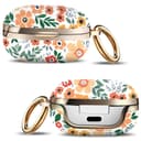 جراب سماعات سامسونج مع سلسلة مفاتيح أبيض كربونات او اوزون O Ozone Case for Samsung Galaxy Buds