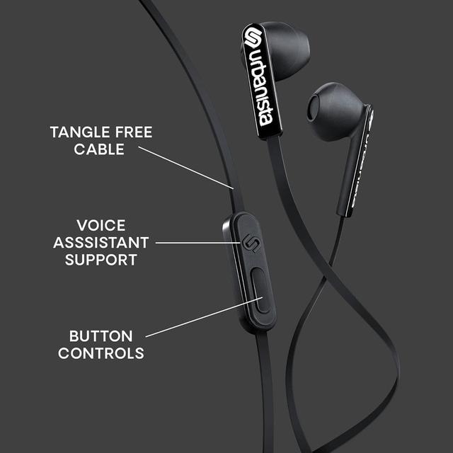 Urbanista San Francisco Tangle Free Wired Headphones With Type-C Plug - SW1hZ2U6MTc1NDc3Ng==