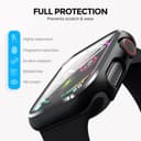 O Ozone Matte Watch Cover Compatible with Apple Watch Series 8 45mm Case with Screen Protector (Pack of 6) Protective cover 360 Protection Shockproof Design for iWatch Series 8/7/6/5/4/3/2/1/SE - Clear/Black/Green/Midnight Blue/Silver/Gold