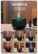 Flame Aromatherapy Essential Oil Diffuser LED Lamp Ultrasonic Aroma Diffuser Mist Maker 230ML