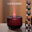 Flame Aromatherapy Essential Oil Diffuser LED Lamp Ultrasonic Aroma Diffuser Mist Maker 230ML