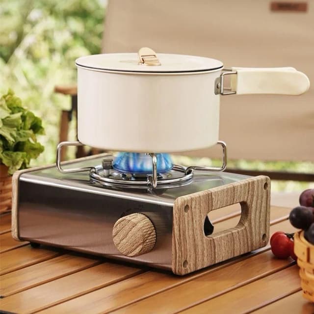 موقد غاز للرحلات صغير 2800 واط Mini Gas Tank Stove For Camping