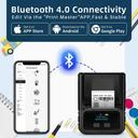 طابعة جوال لاسلكية صغيرة فوميمو Phomemo M120 Bluetooth Thermal Label Maker - SW1hZ2U6MTc3OTEzMQ==