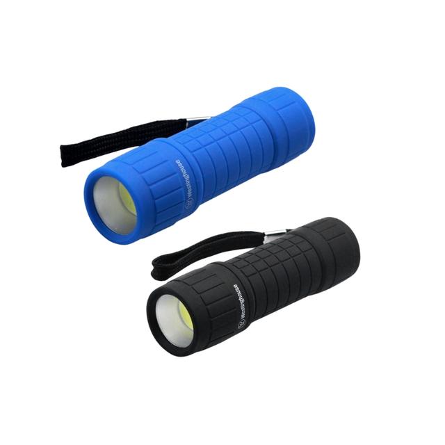 كشاف يدوي صغير خارجي للرحلات 100 لومن 16 قطعة 8 أسود 8 أزرقWestinghouse WF87 Cob LED Flashlight